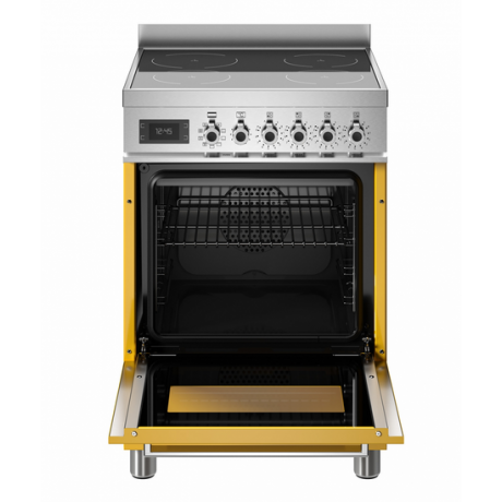 BERTAZZONI PRO6 4I 1E GI T Κουζίνα Ηλεκτρική με Επαγωγικές Εστίες 60cm Κίτρινο BERTAZZONI PRO6 4I 1E GI T Κουζίνα Ηλεκτρική με Επαγωγικές Εστίες 60cm Κίτρινο